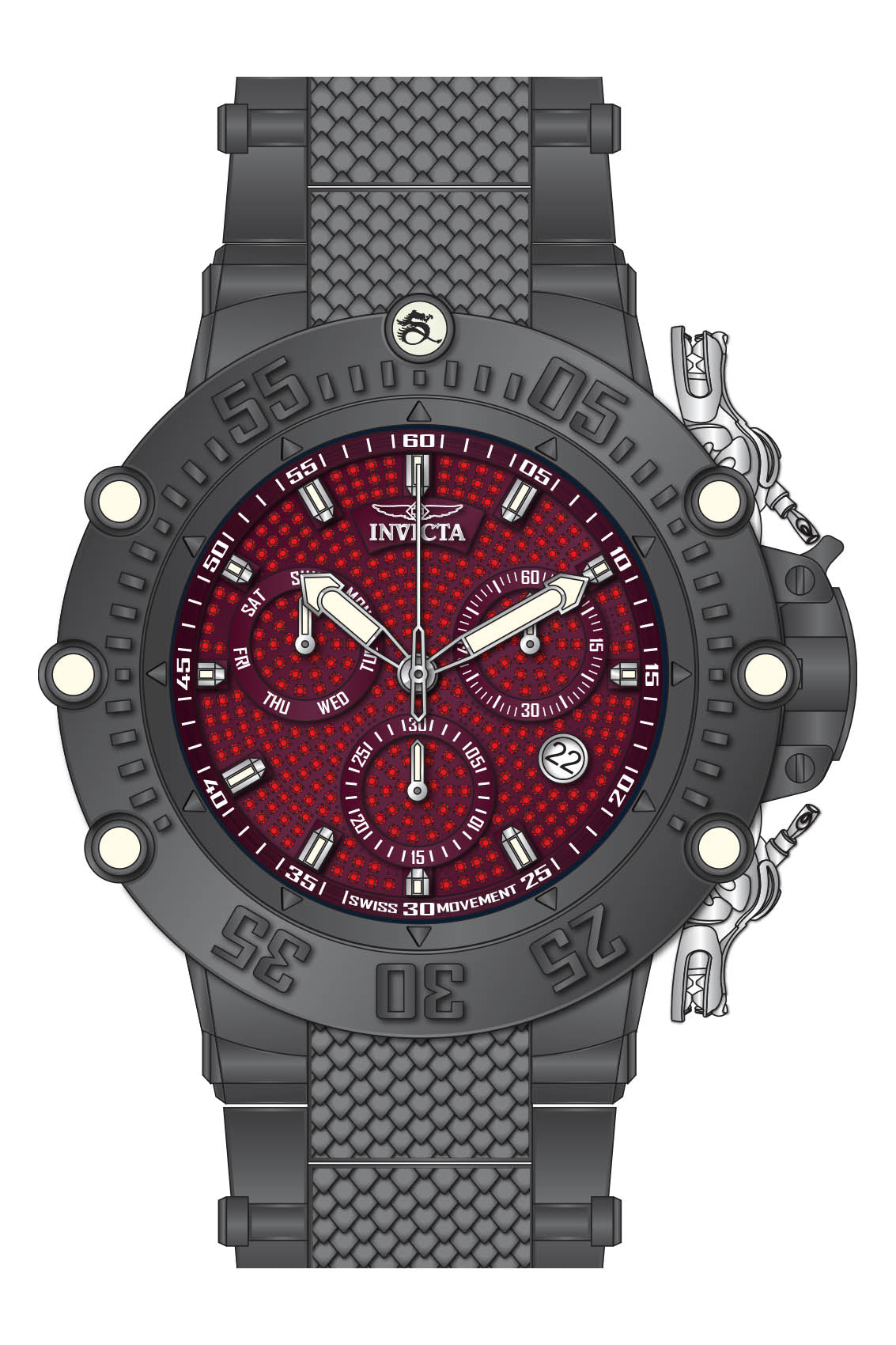Parts for Invicta Subaqua Men 34412