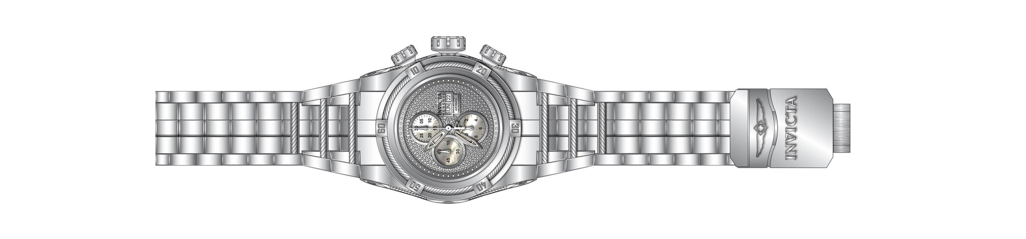 Band for Invicta Reserve 30075