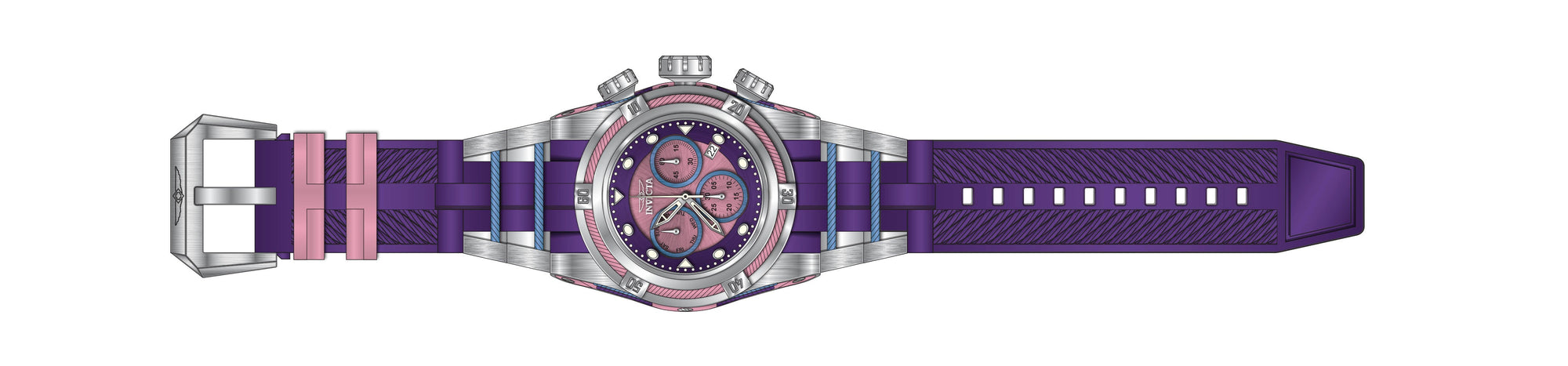 Band for Invicta Reserve Bolt Zeus Men 34482