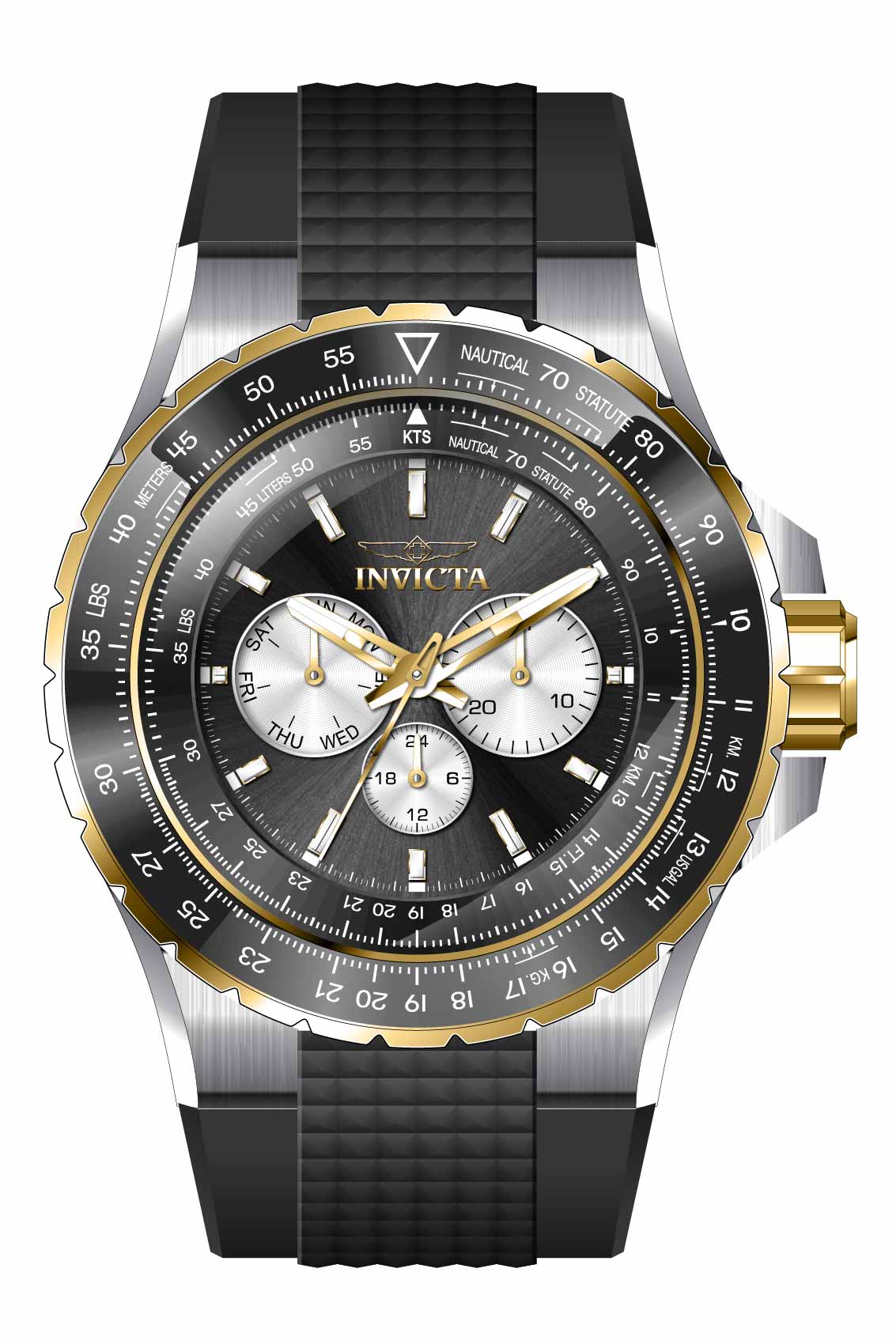 Band for Invicta Aviator Men 33029
