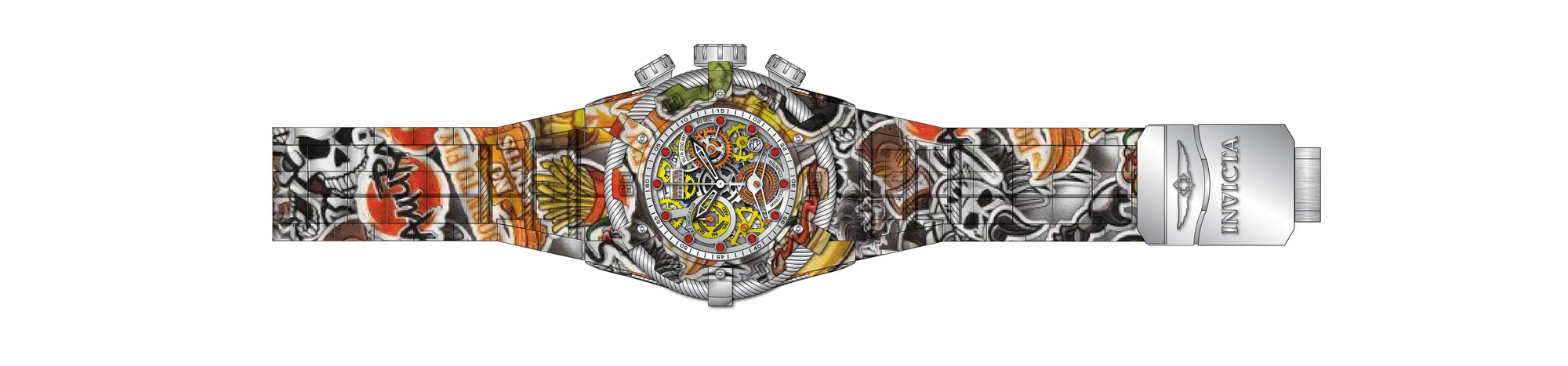 Band for Invicta Reserve Bolt Zeus Men 34295