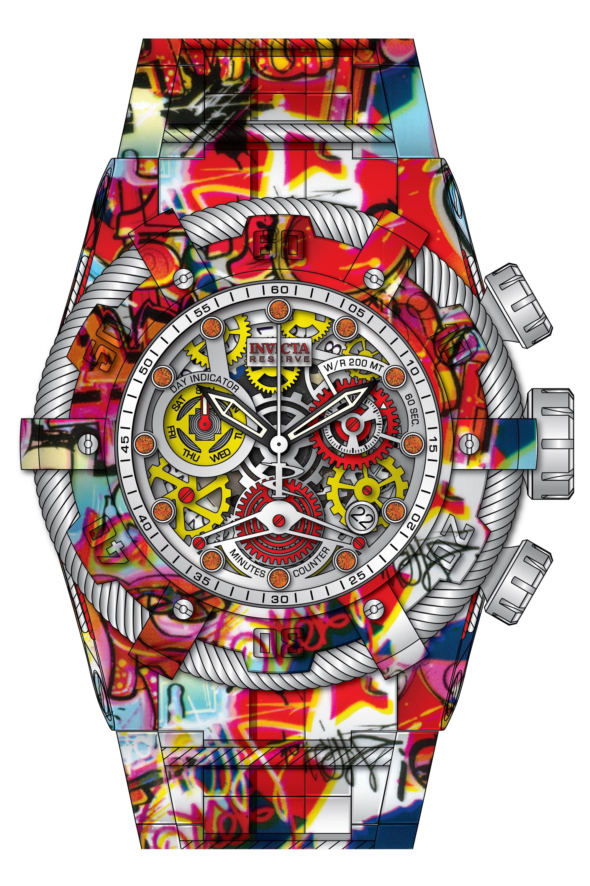 Band for Invicta Reserve Bolt Zeus Men 34298