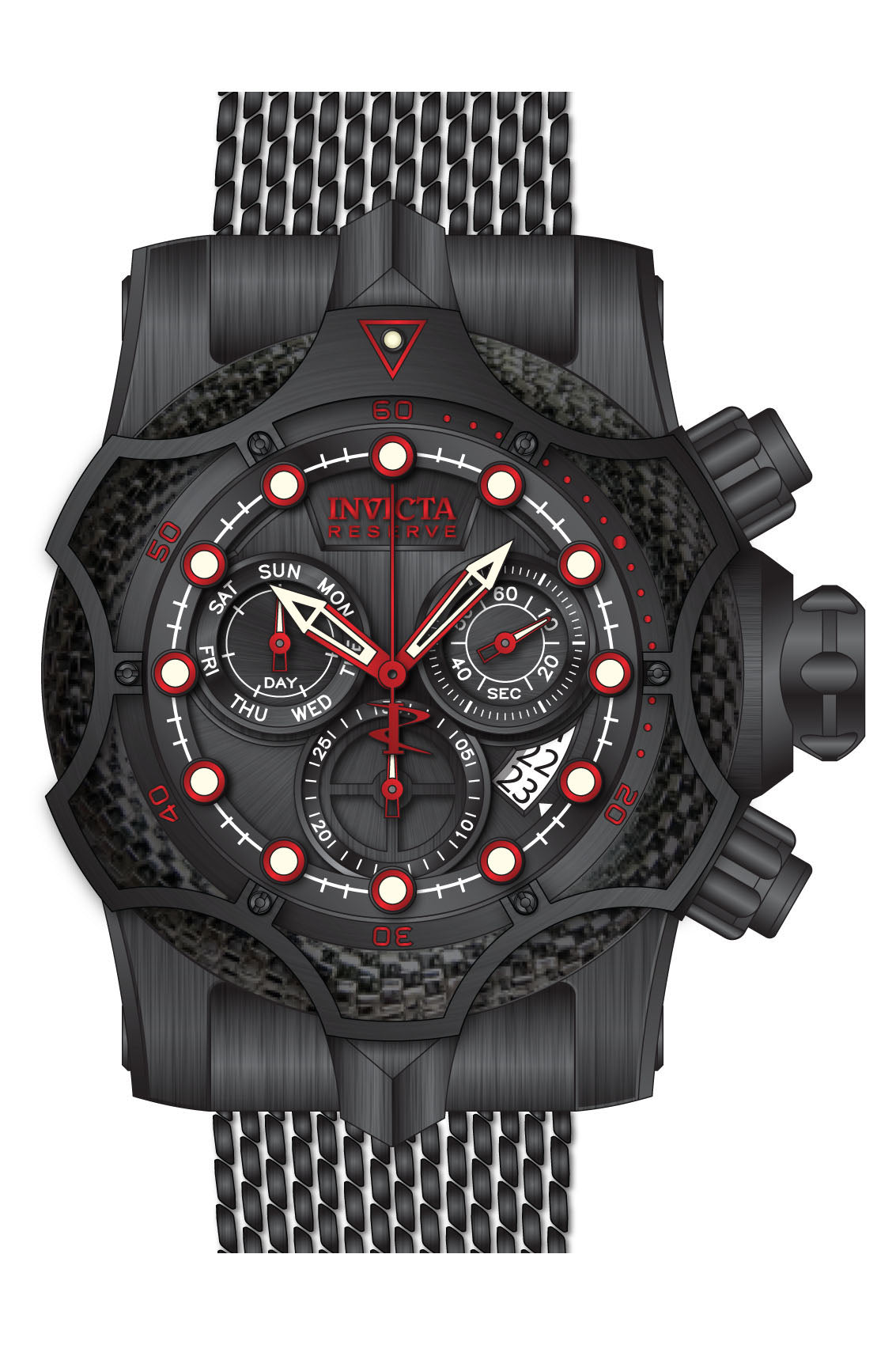 Parts for Invicta Reserve Venom Men Black Label 35049
