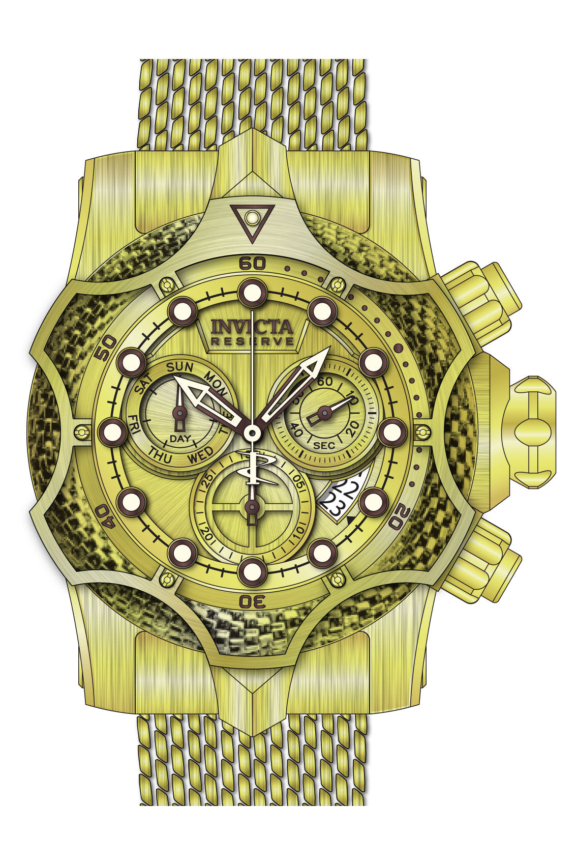 Parts for Invicta Reserve Venom Men Gold Label 35050