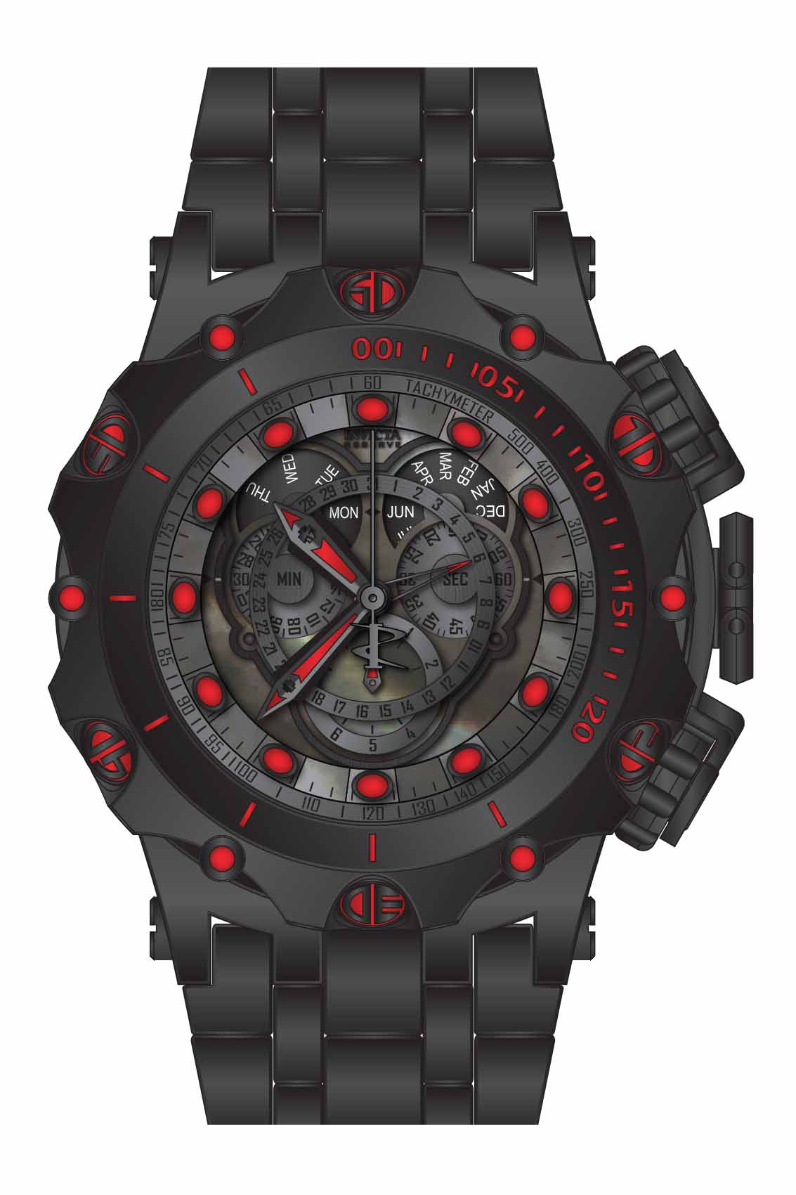 Parts for Invicta Reserve Venom Viper Men Black Label 35186