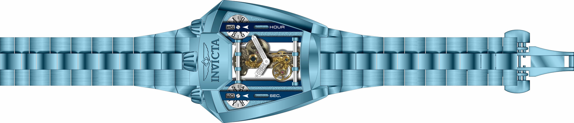 Parts for Invicta Speedway Zager Exclusive Men 35459