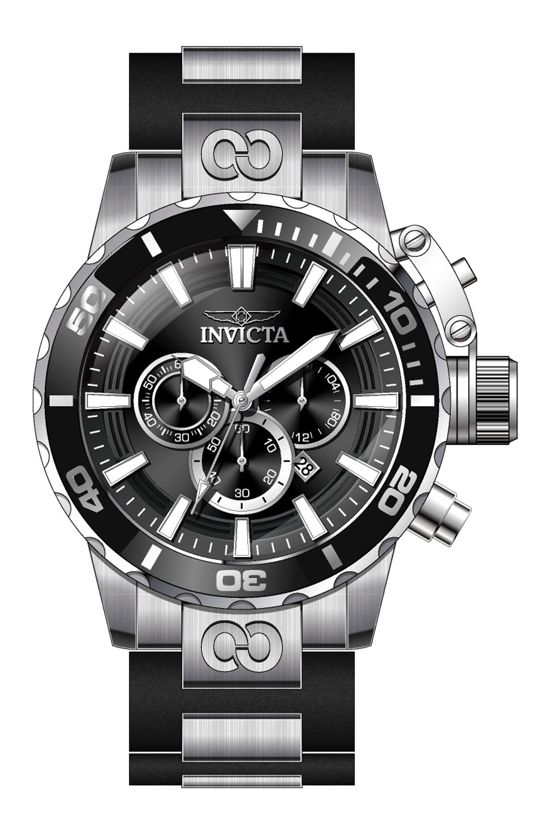 Band for Invicta Corduba Men 33654