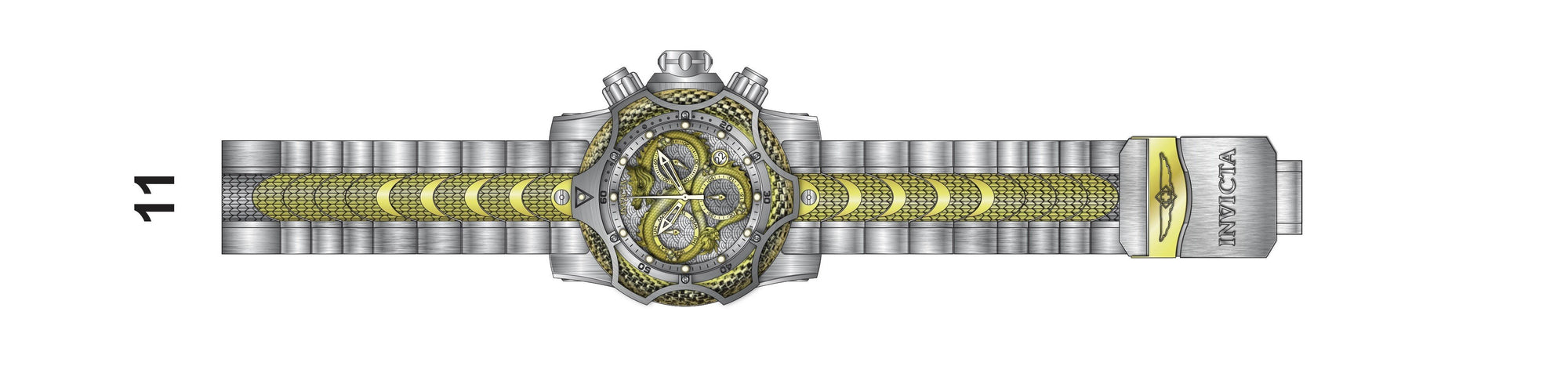 Band for Invicta Reserve 31514