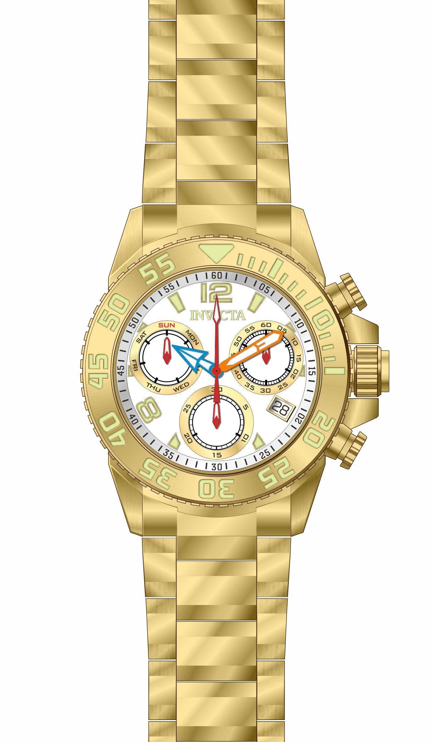 Parts for Invicta Pro Diver Lady 35754