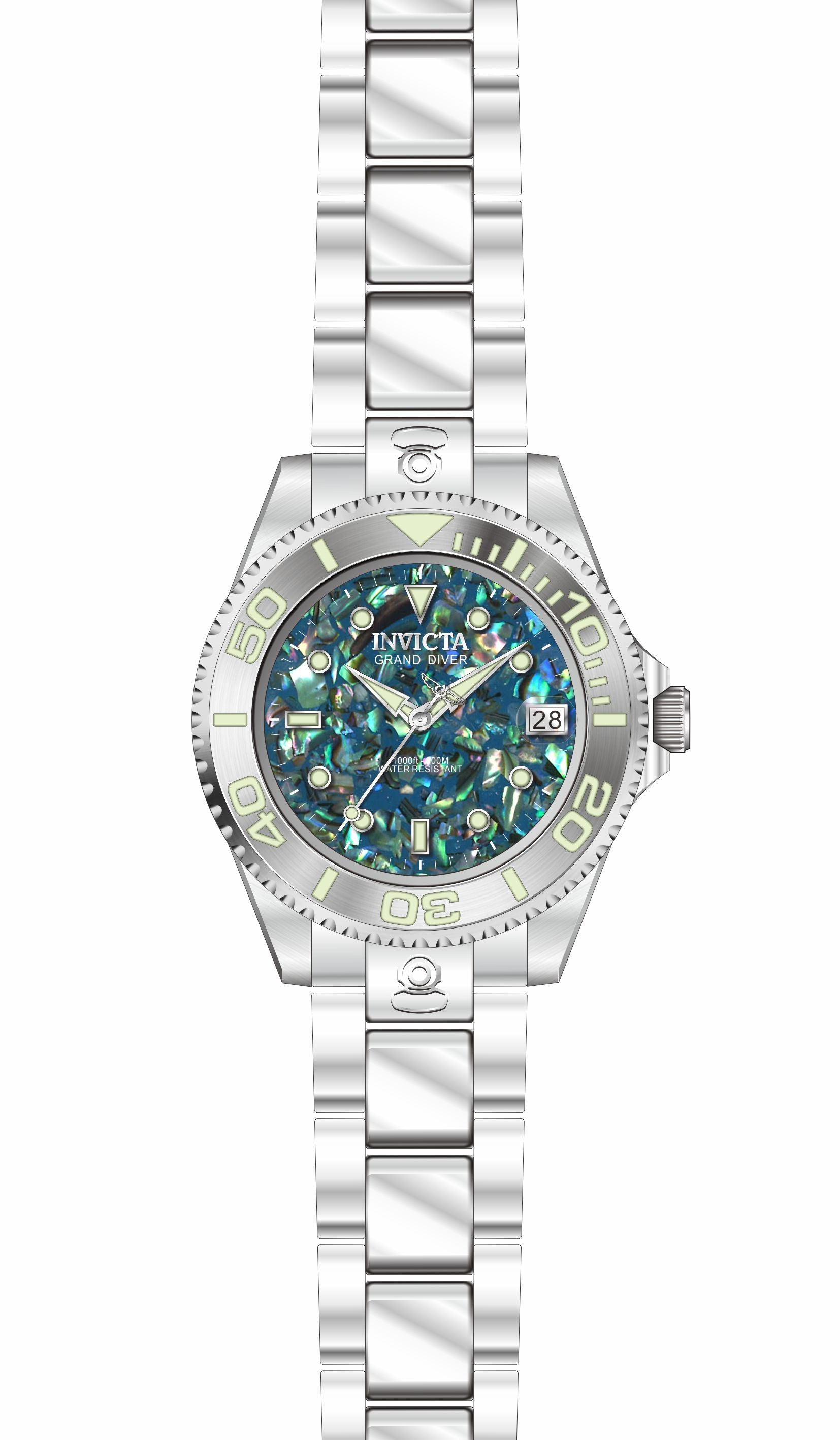 Parts for Invicta Pro Diver Lady 35761