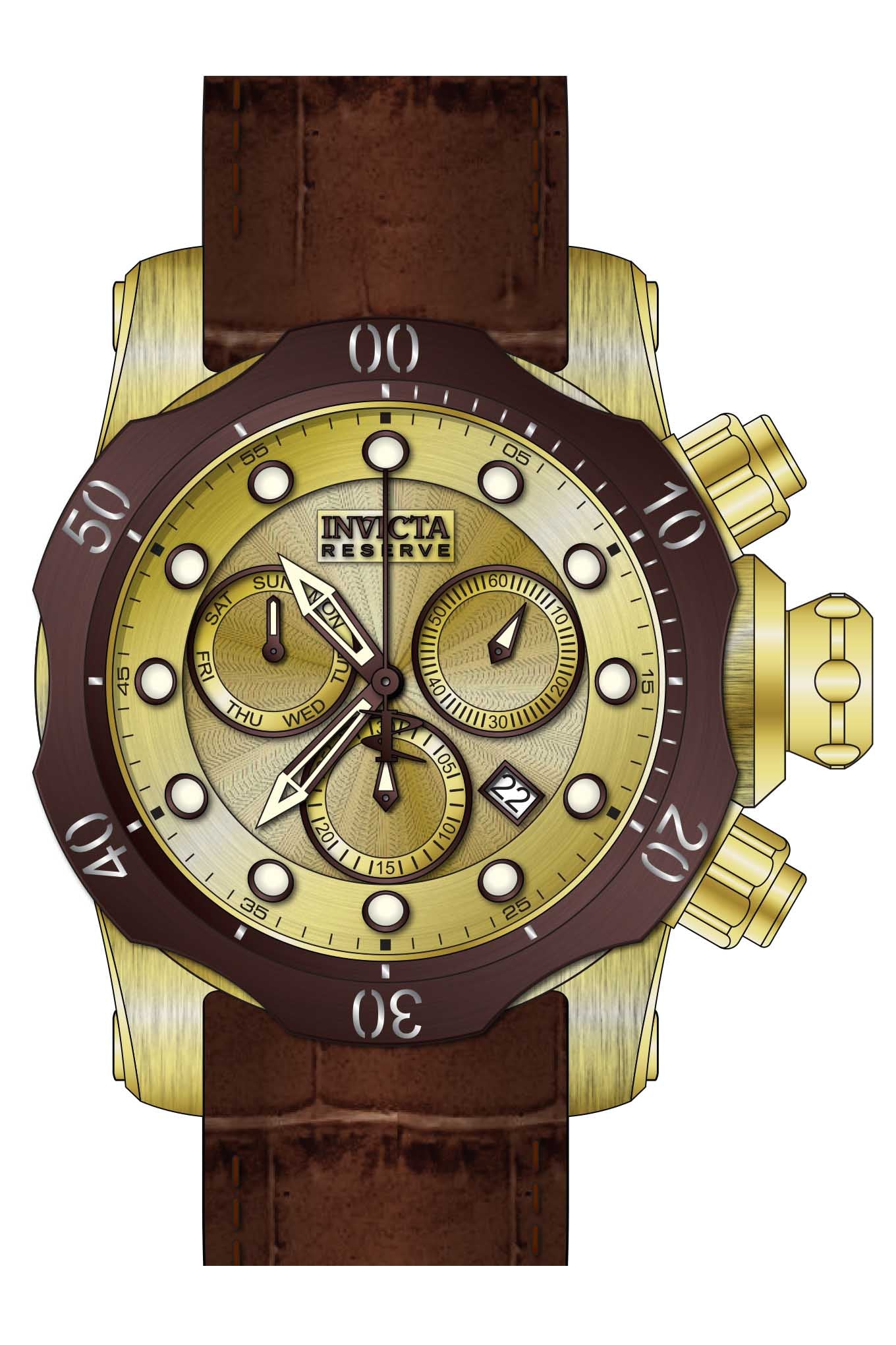 Parts for Invicta Reserve Venom Men Gold Label 35623