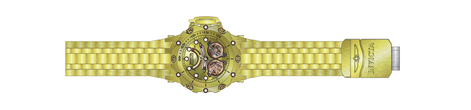 Band for Invicta Reserve Venom Men 36019