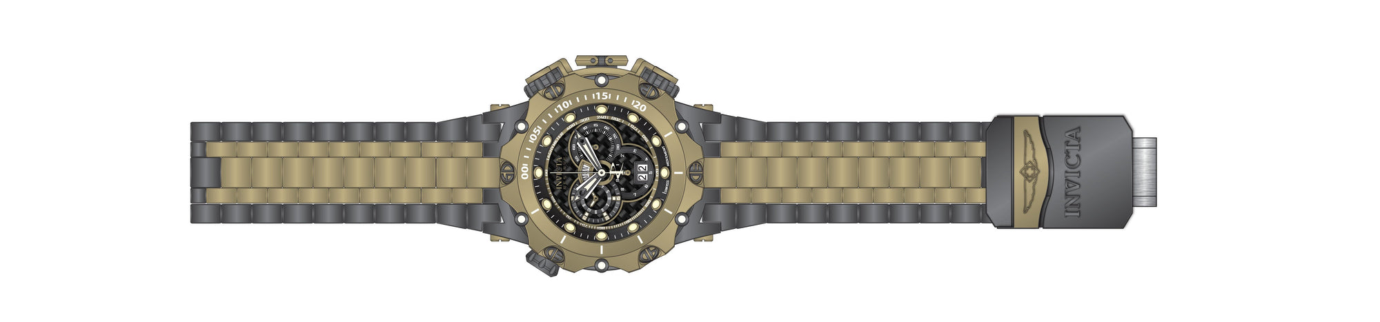 Band for Invicta Reserve Venom Men 35653