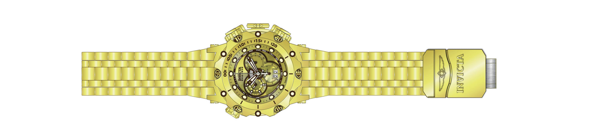 Parts for Invicta Reserve Venom Men Gold Label 35993