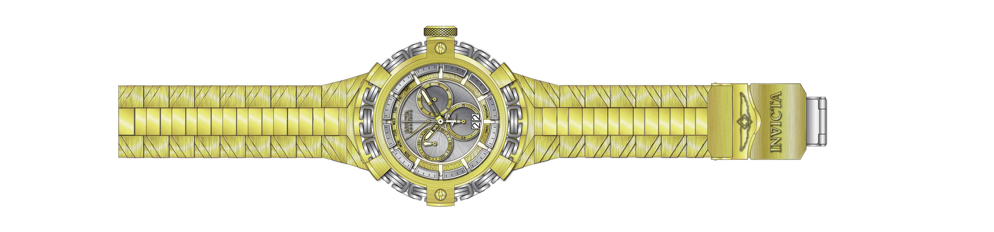 Band for Invicta Reserve Wolf King Men 36185