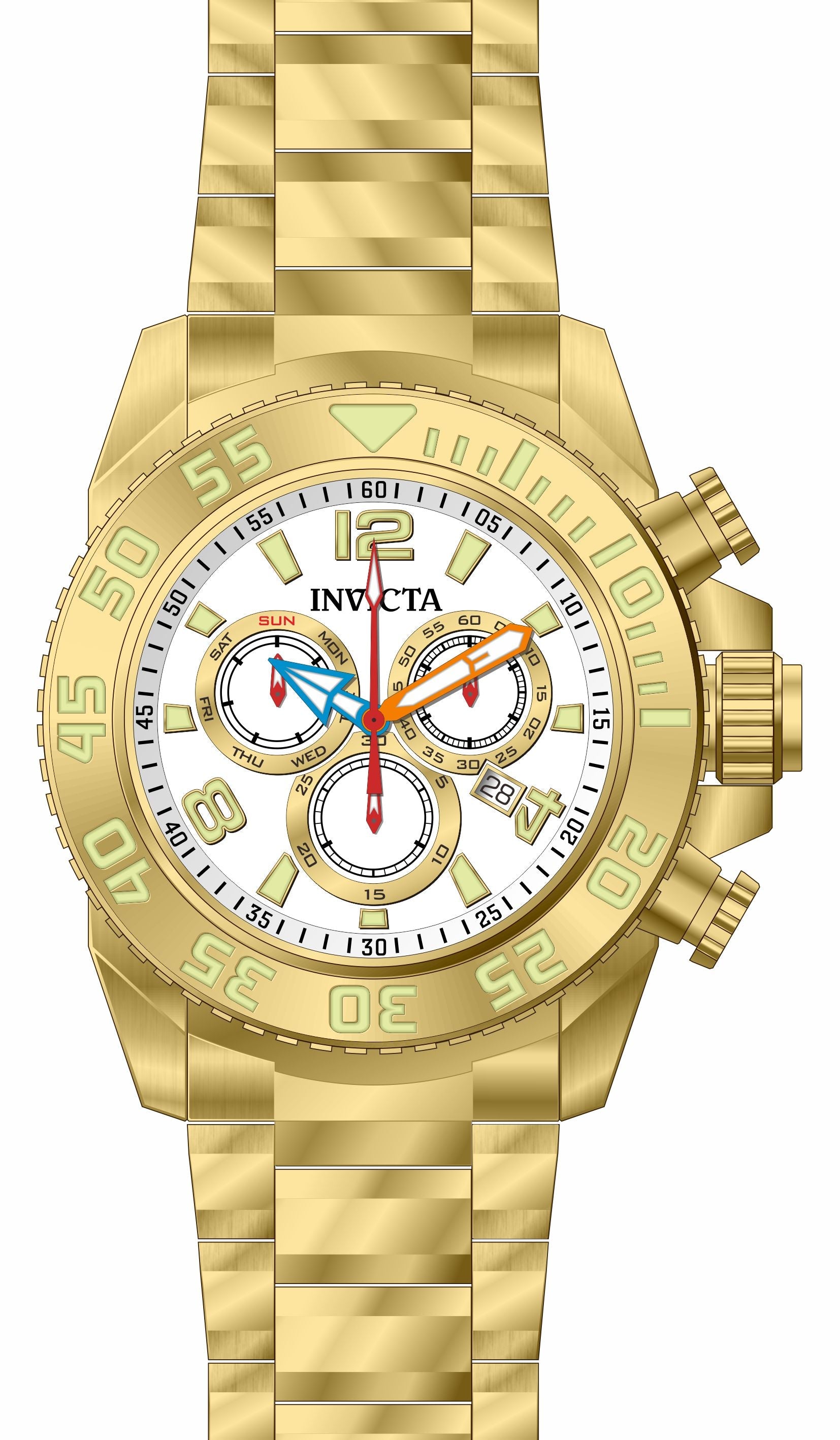Parts for Invicta Pro Diver Men 35750