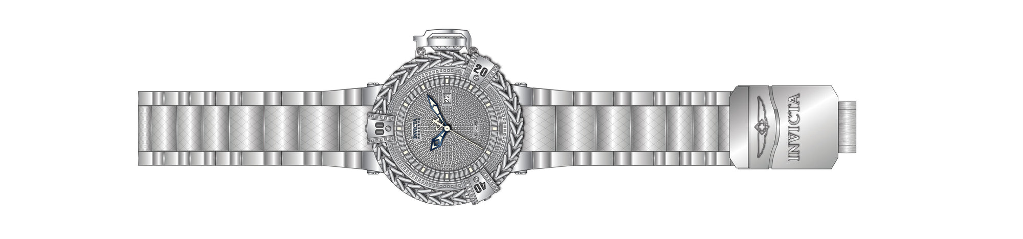 Band for Invicta Reserve Herc Men 36410
