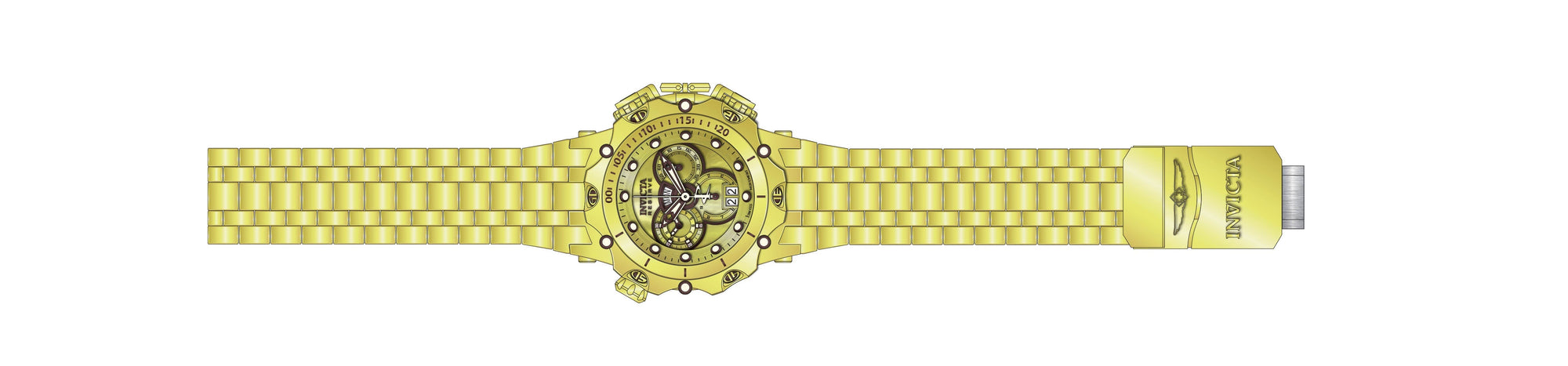 Band for Invicta Reserve Venom men 36589