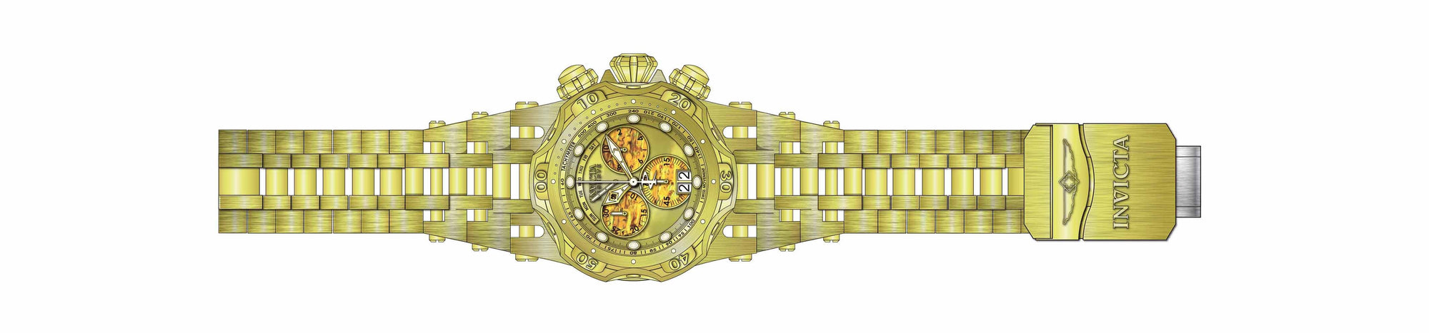 Band for Invicta Reserve Chaos Men 36291