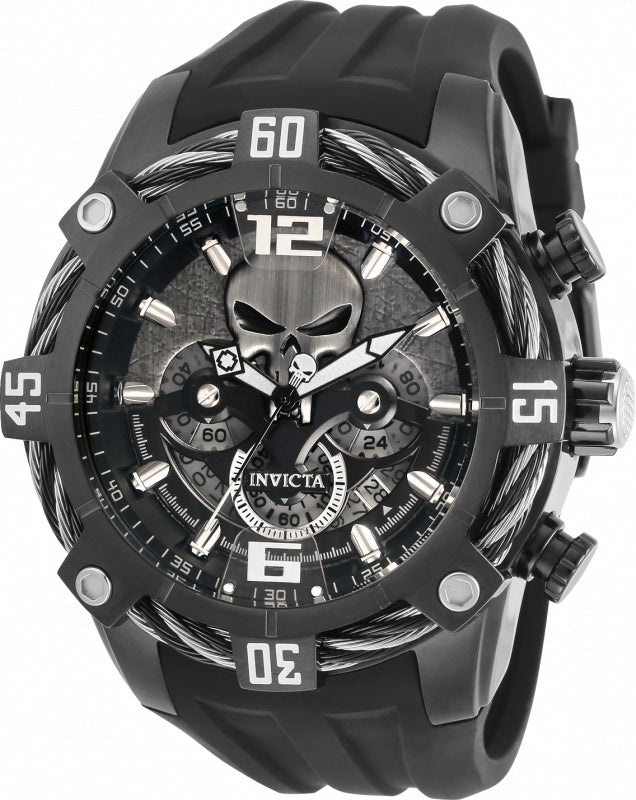 Band for Invicta Marvel 33163 Punisher