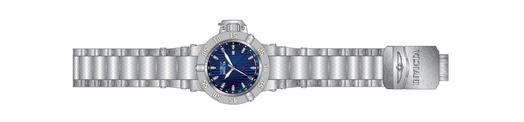 Band for Invicta Subaqua Men 37213