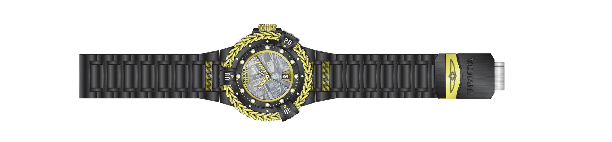 Band for Invicta Reserve Herc Men 34324