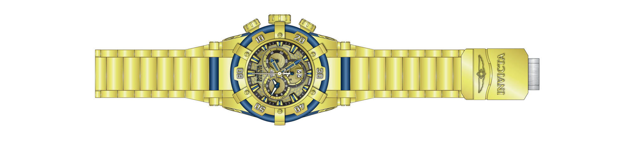 Band for Invicta Reserve Hyperion Men 37336