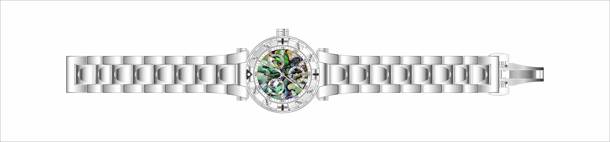 Band for Invicta Subaqua Lady 39227