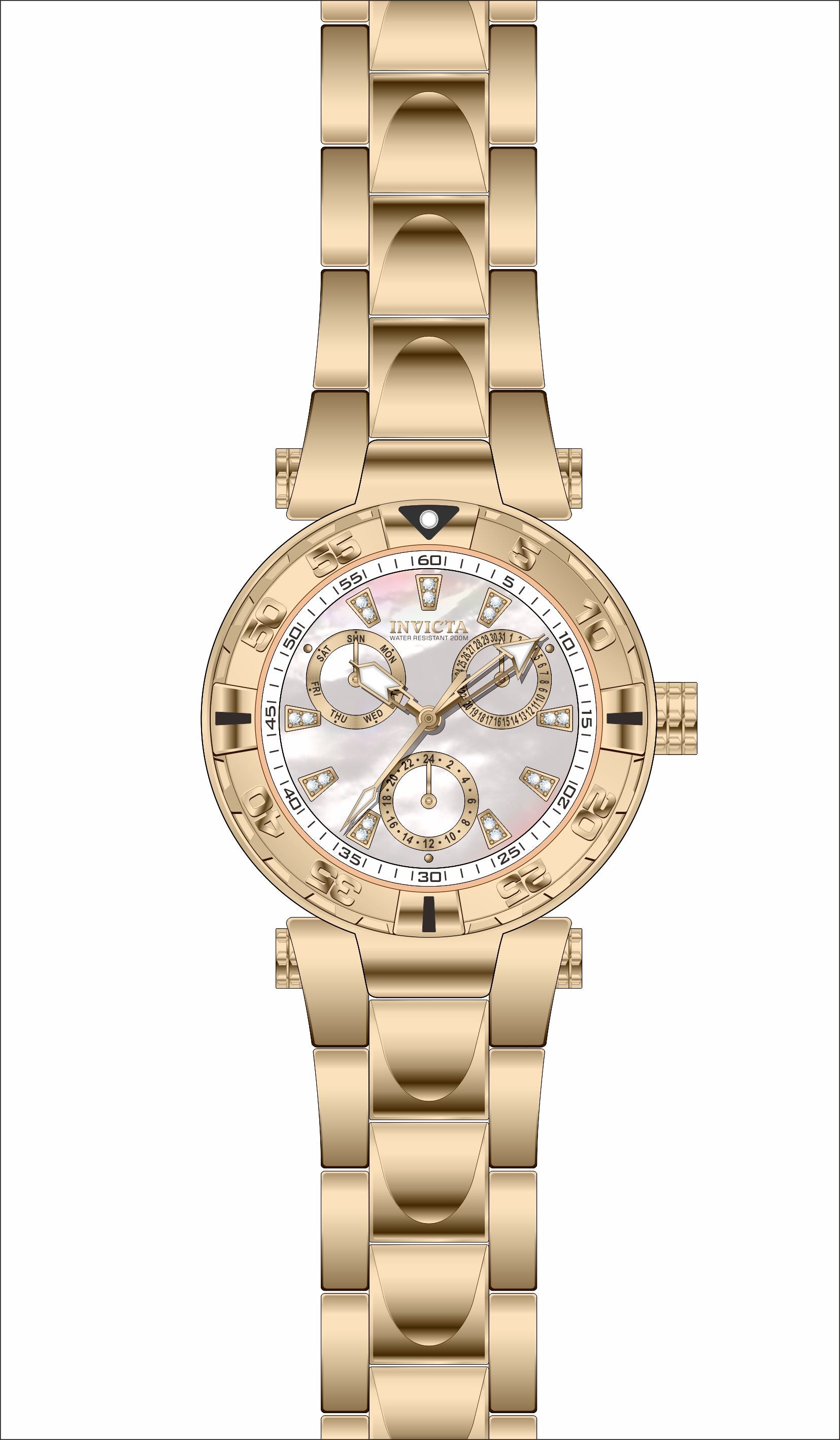 Band for Invicta Subaqua Lady 39230
