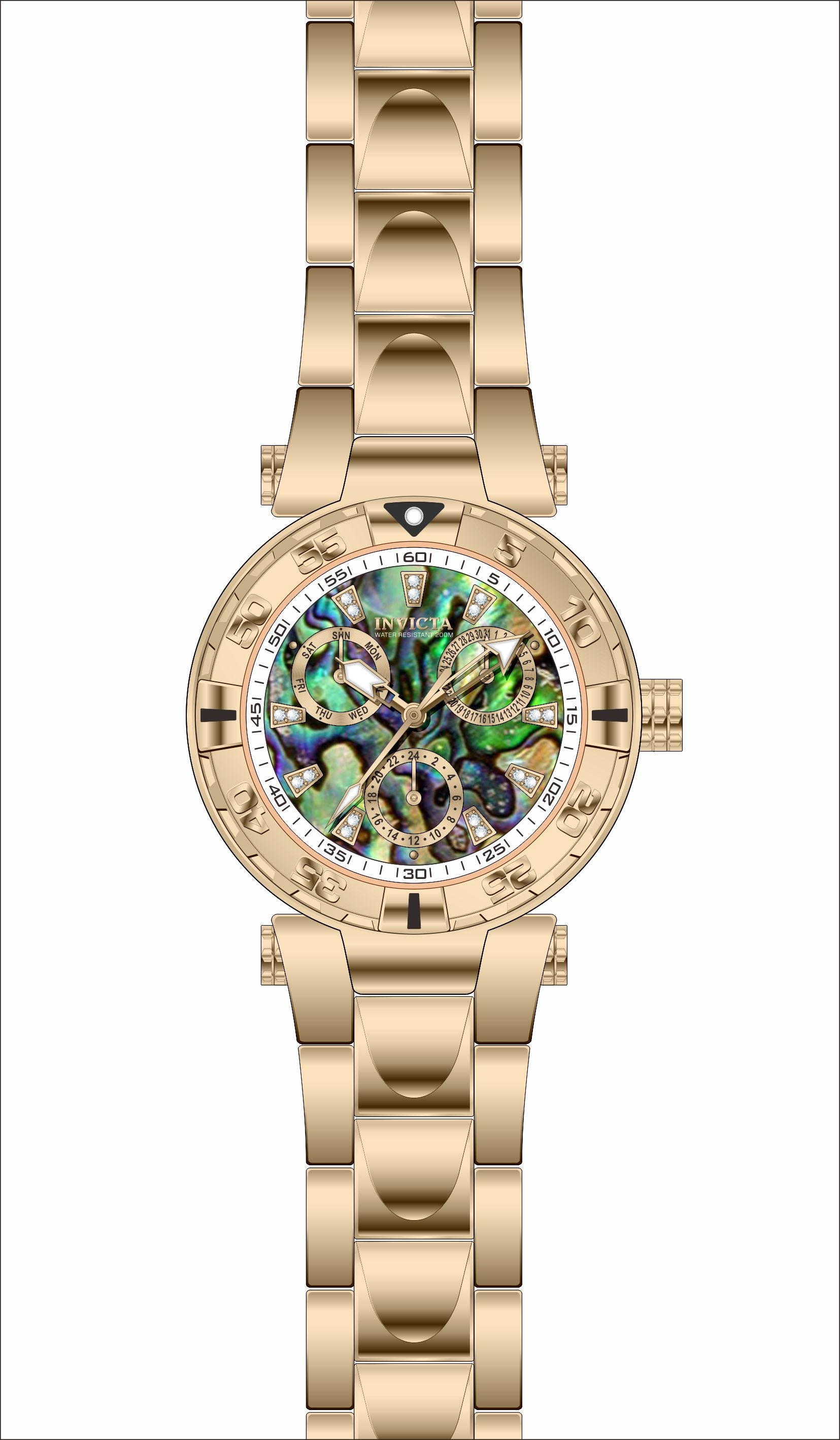 Band for Invicta Subaqua Lady 39231