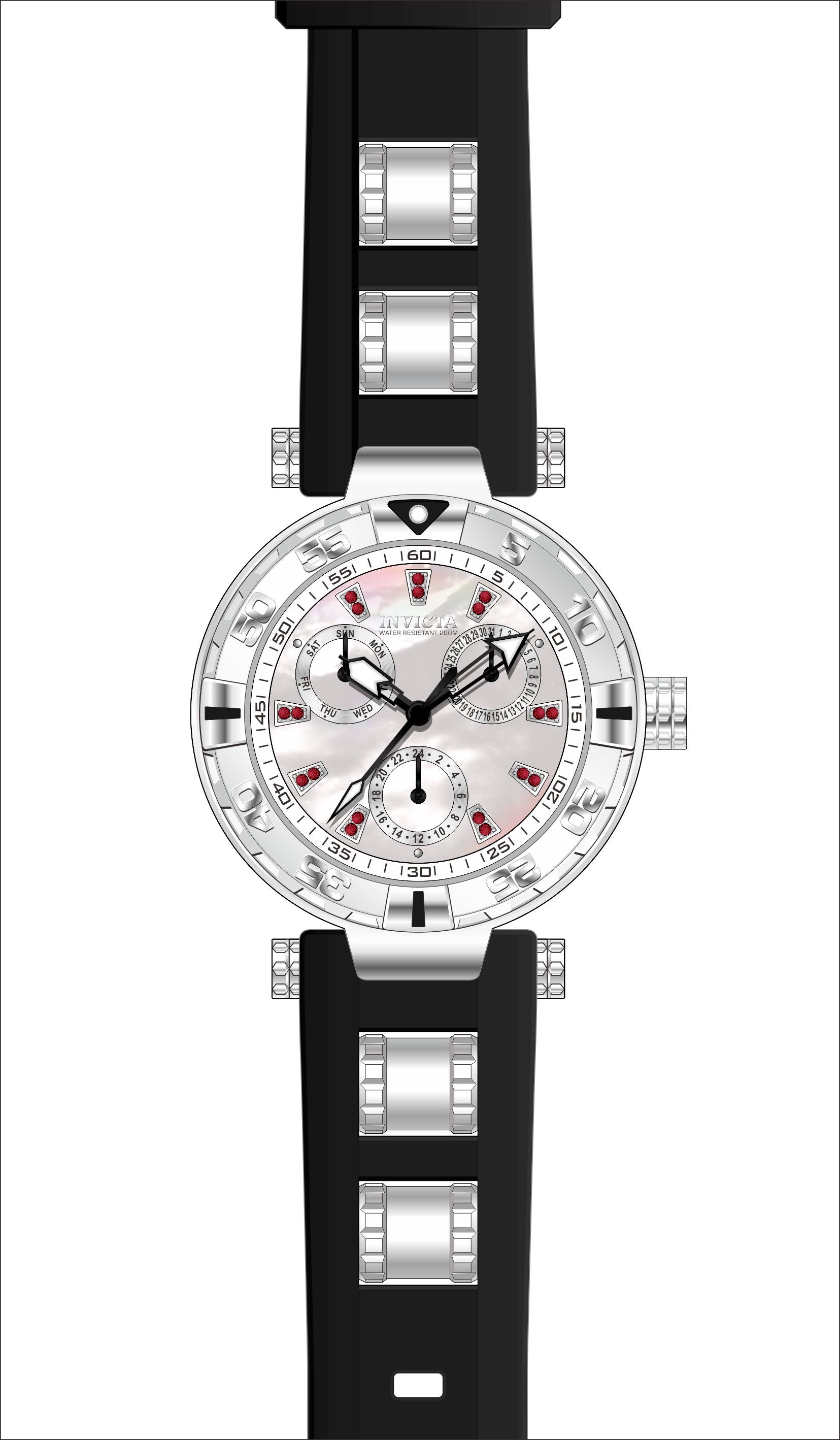 Band for Invicta Subaqua Lady 39234