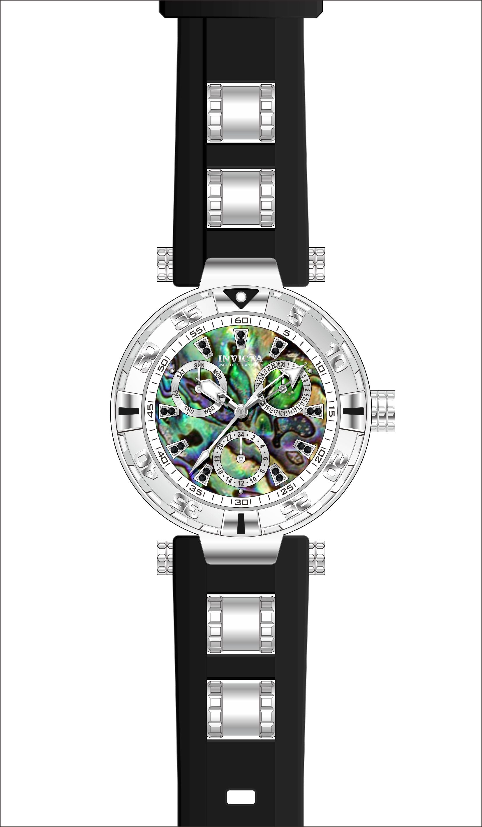 Band for Invicta Subaqua Lady 39235