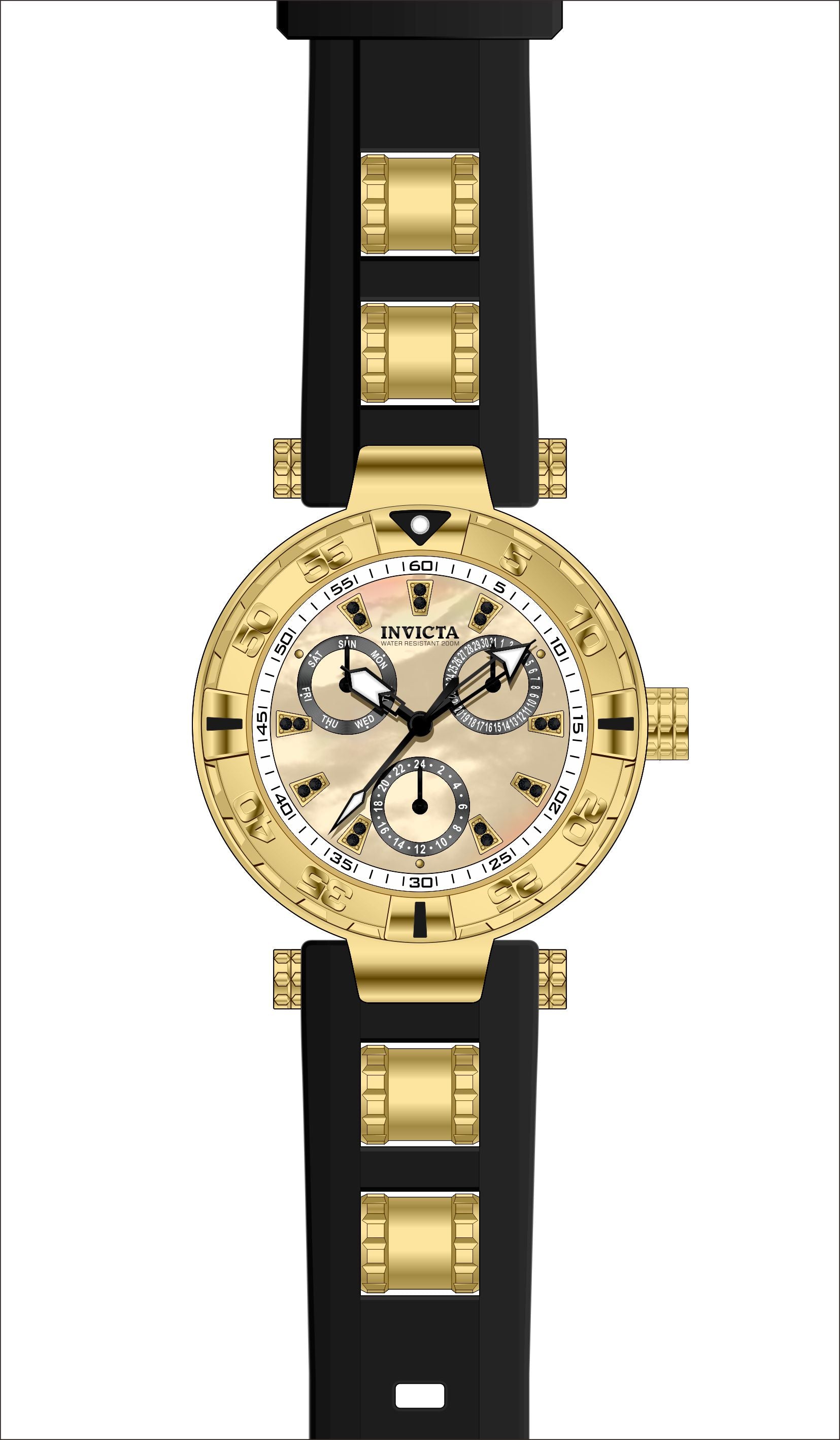 Band for Invicta Subaqua Lady 39238