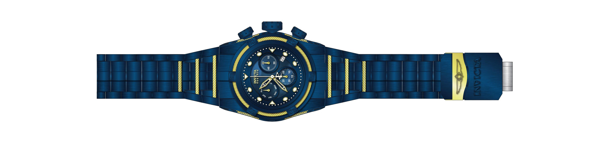 Band for Invicta Reserve Bolt Zeus Men Blue Label 35323