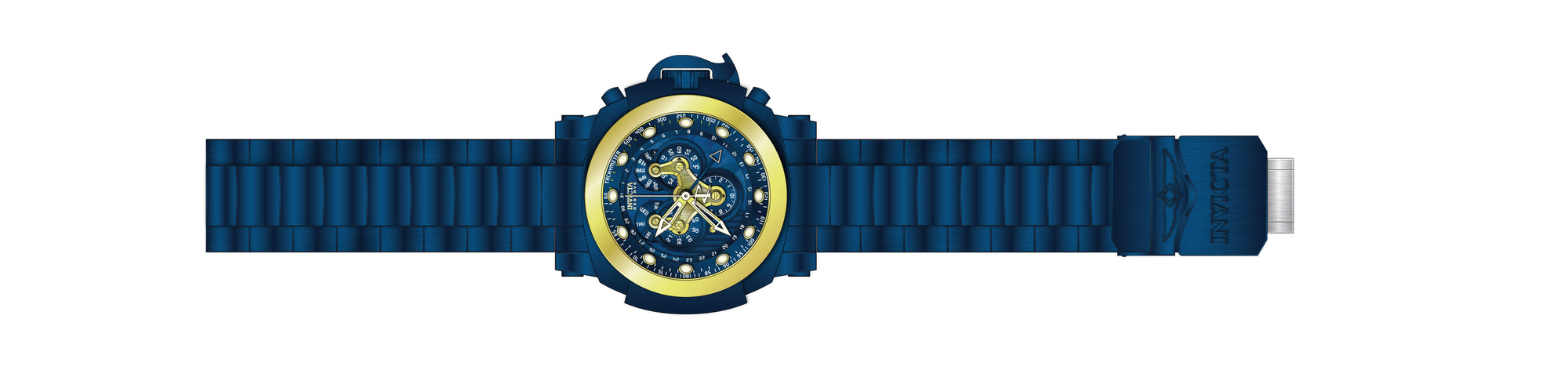 Band for Invicta Reserve Man of War Men Blue Label 38205