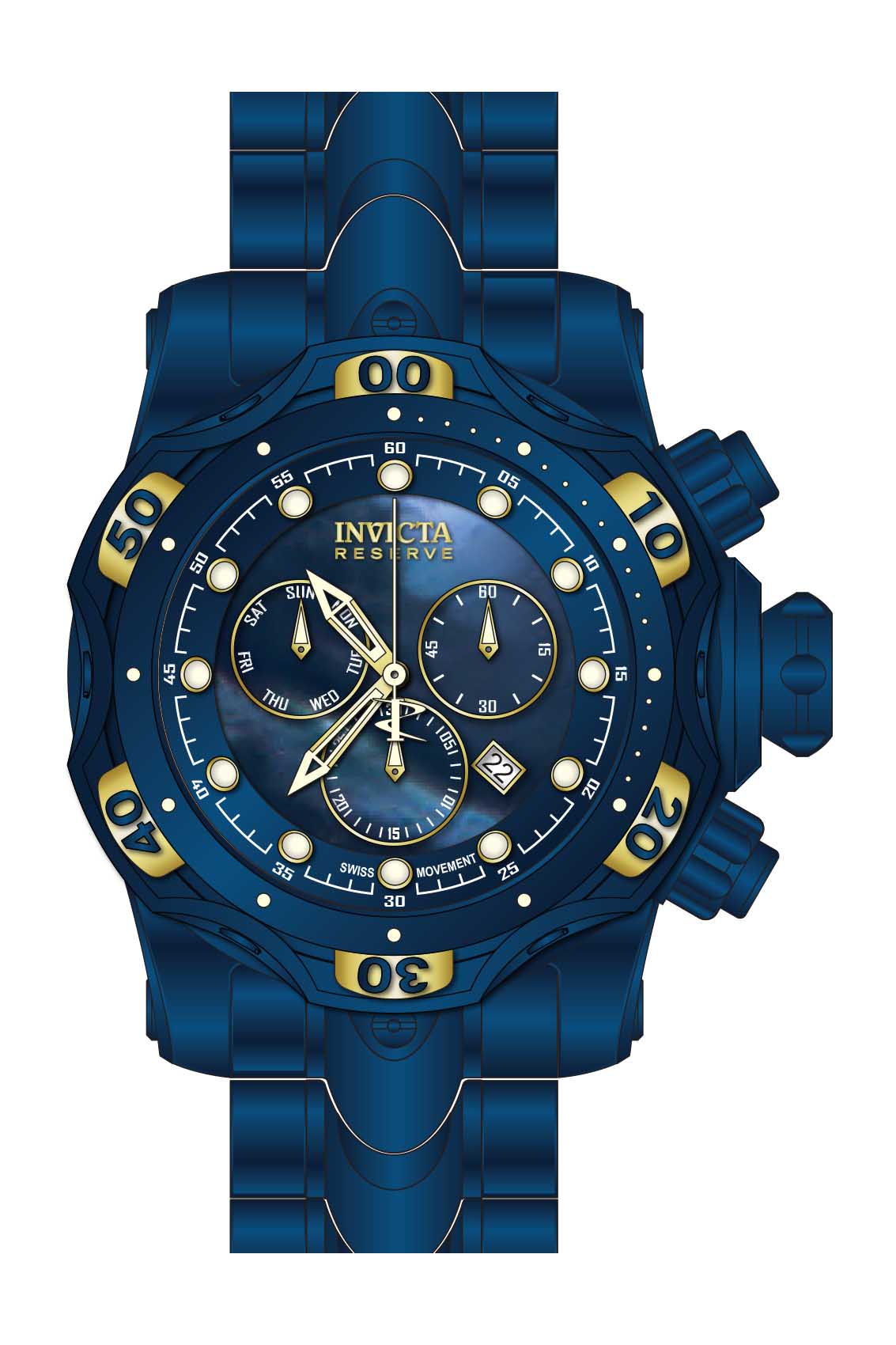 Parts for Invicta Reserve Venom Men None 38353