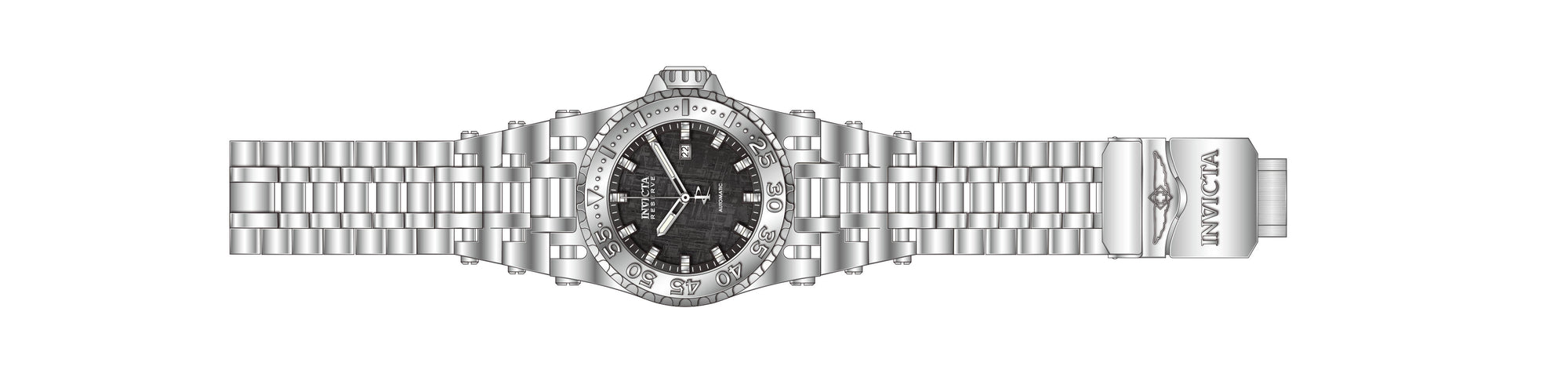 Band for Invicta Reserve Chaos Men 38708