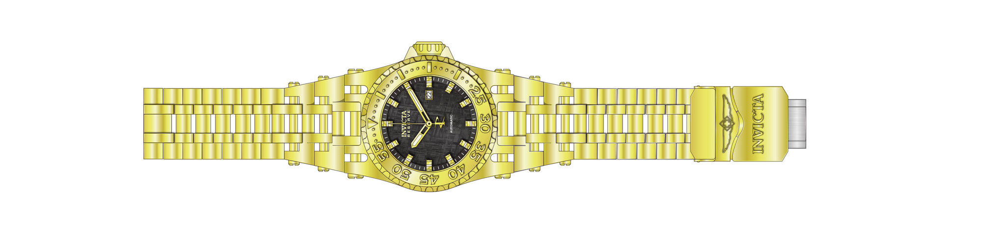 Band for Invicta Reserve Chaos Men 38711