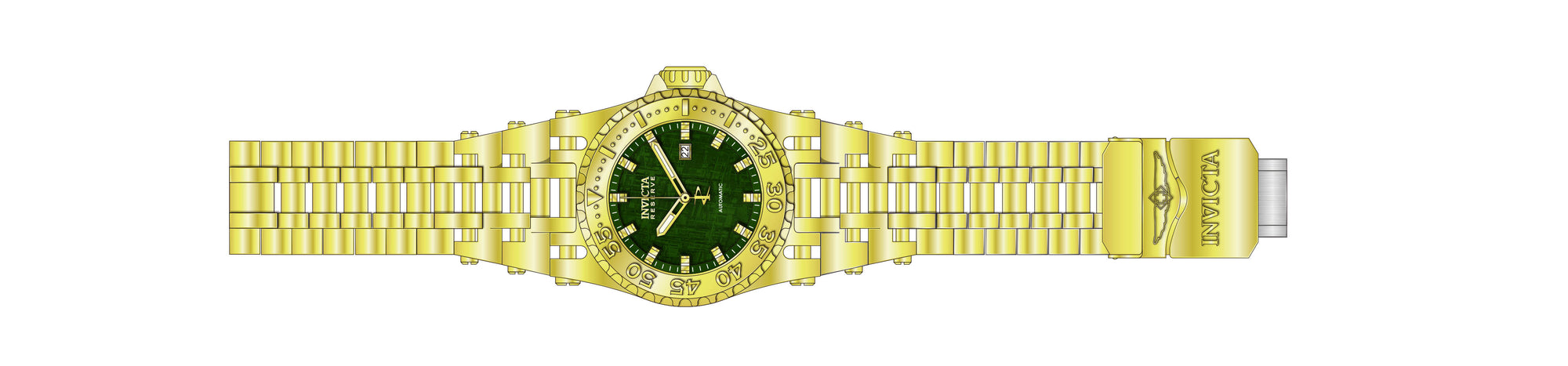 Band for Invicta Reserve Chaos Men 38712