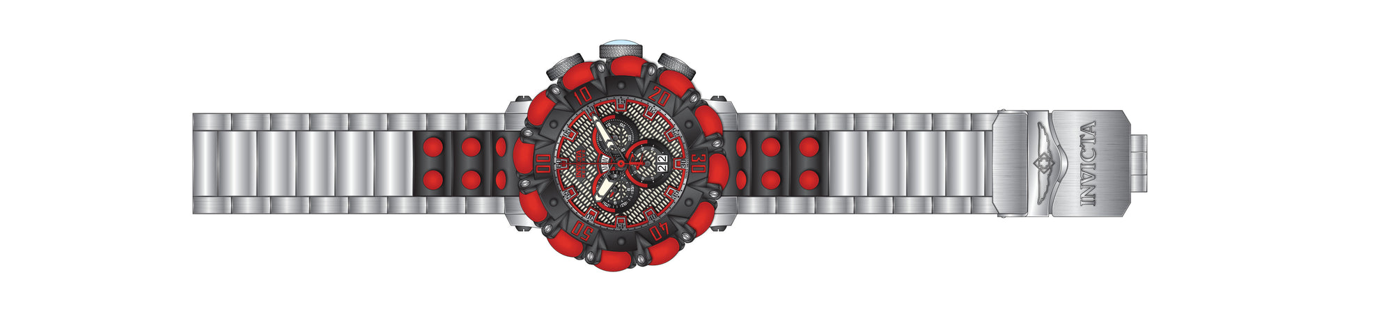 Band for Invicta Reserve Men 38497