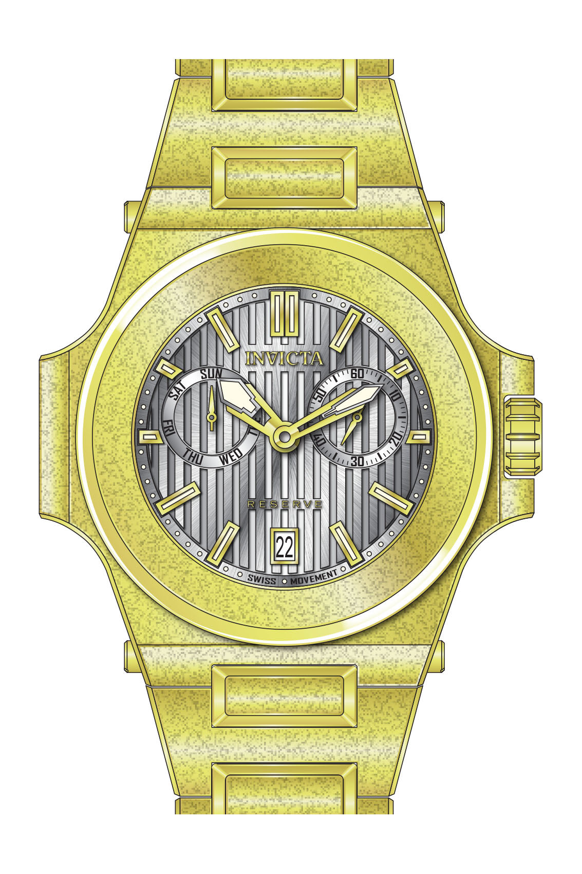 Parts for Invicta Reserve Akula Men 38728