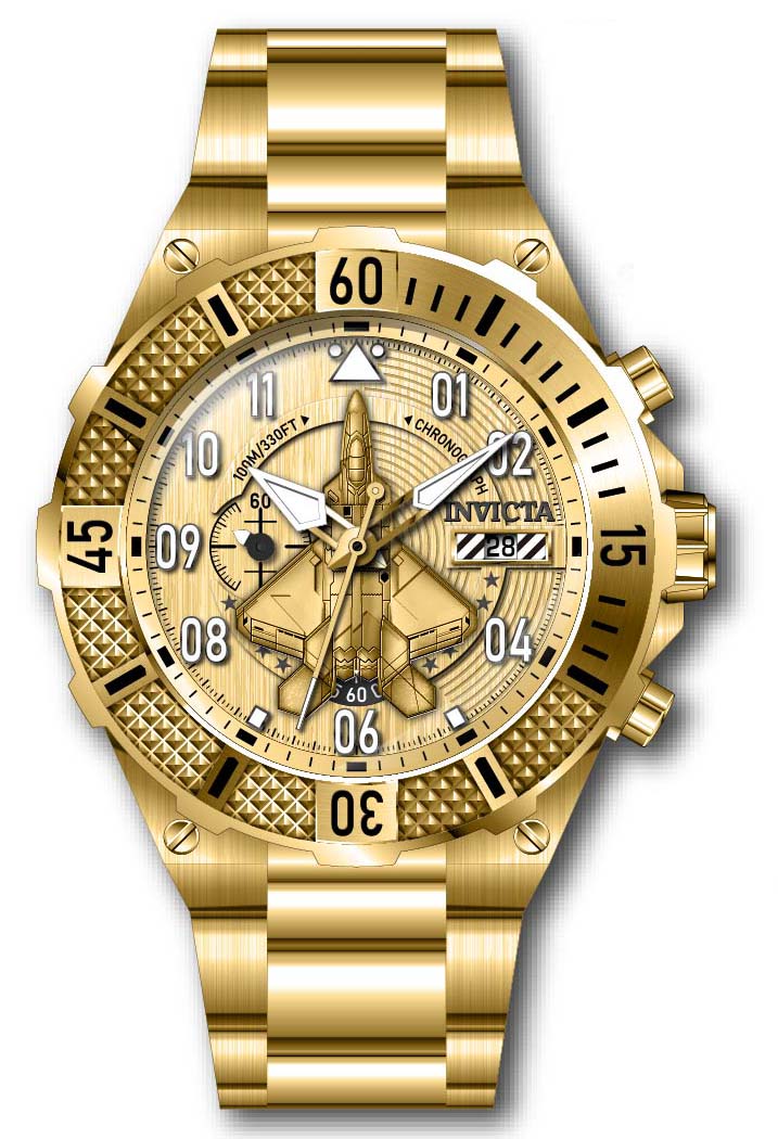 Band for Invicta Aviator Men 39906