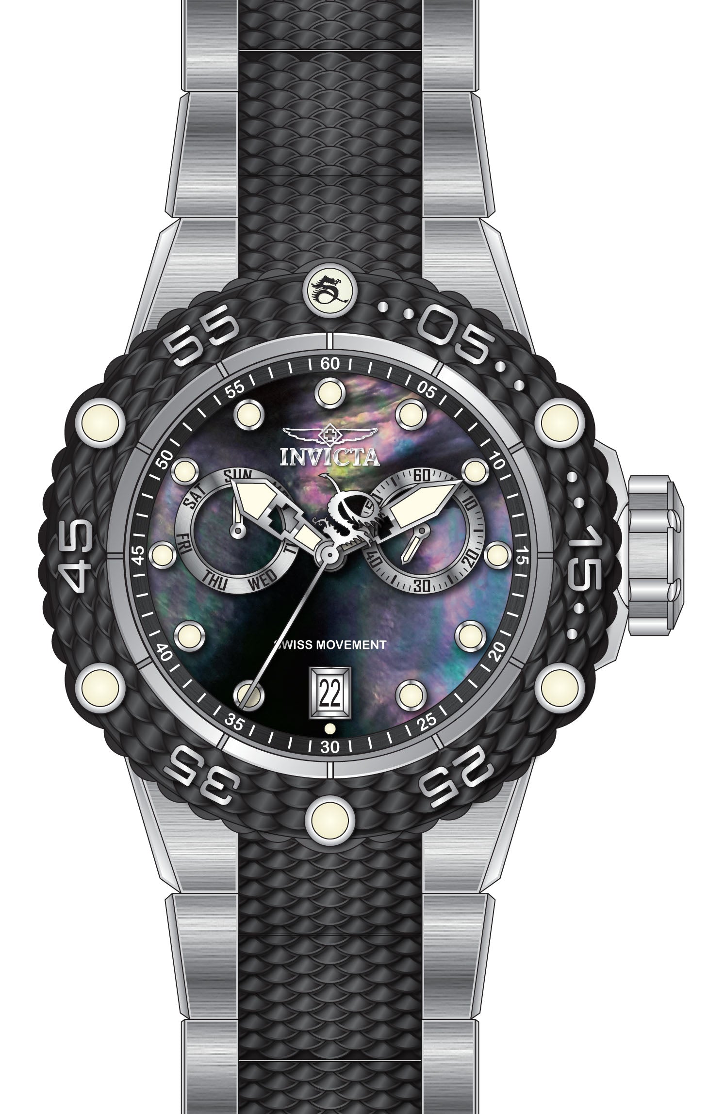 Parts for Invicta Subaqua Men 40073