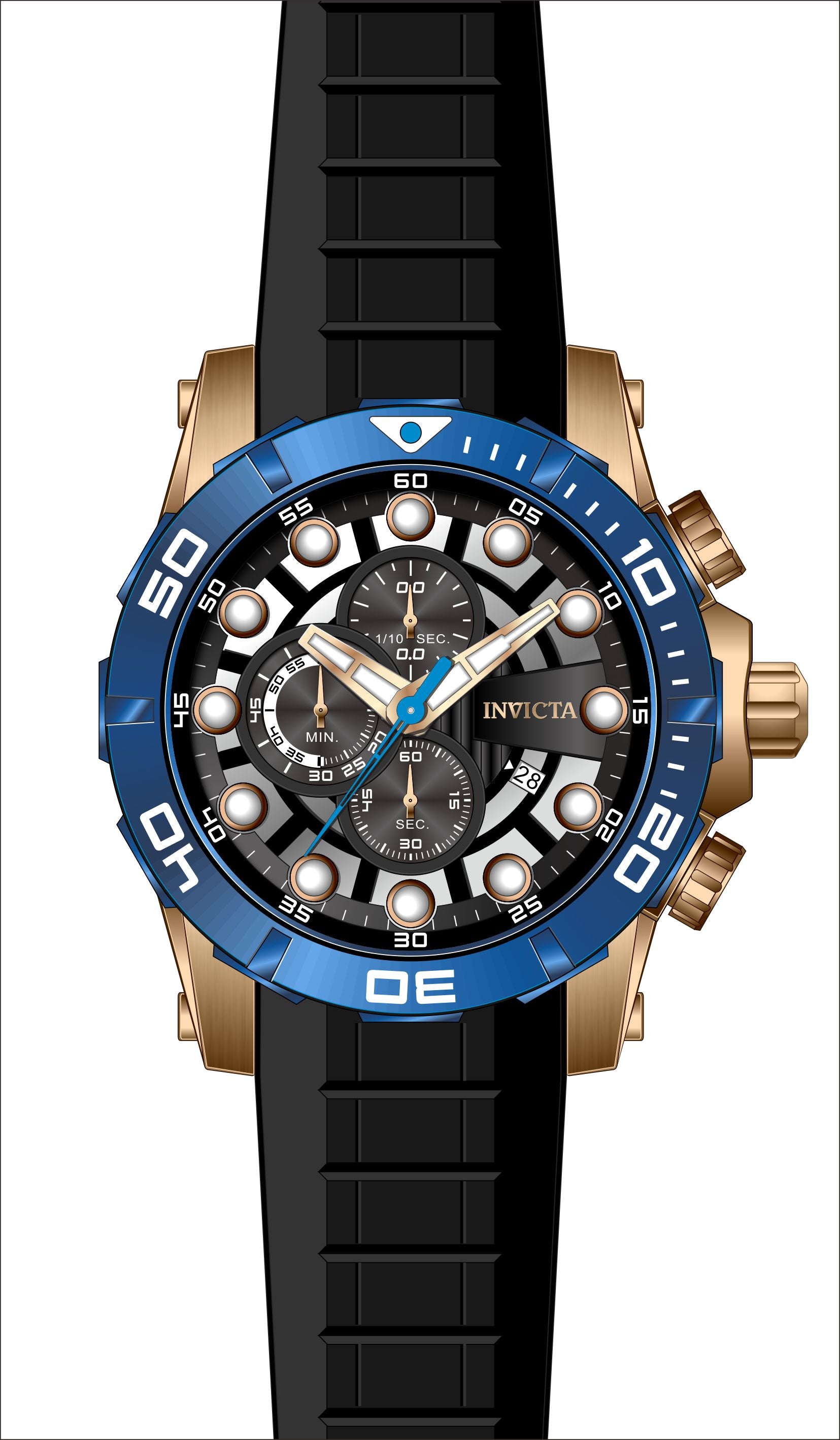 Parts for Invicta Sea Hunter LATAM Exclusive Men 40142