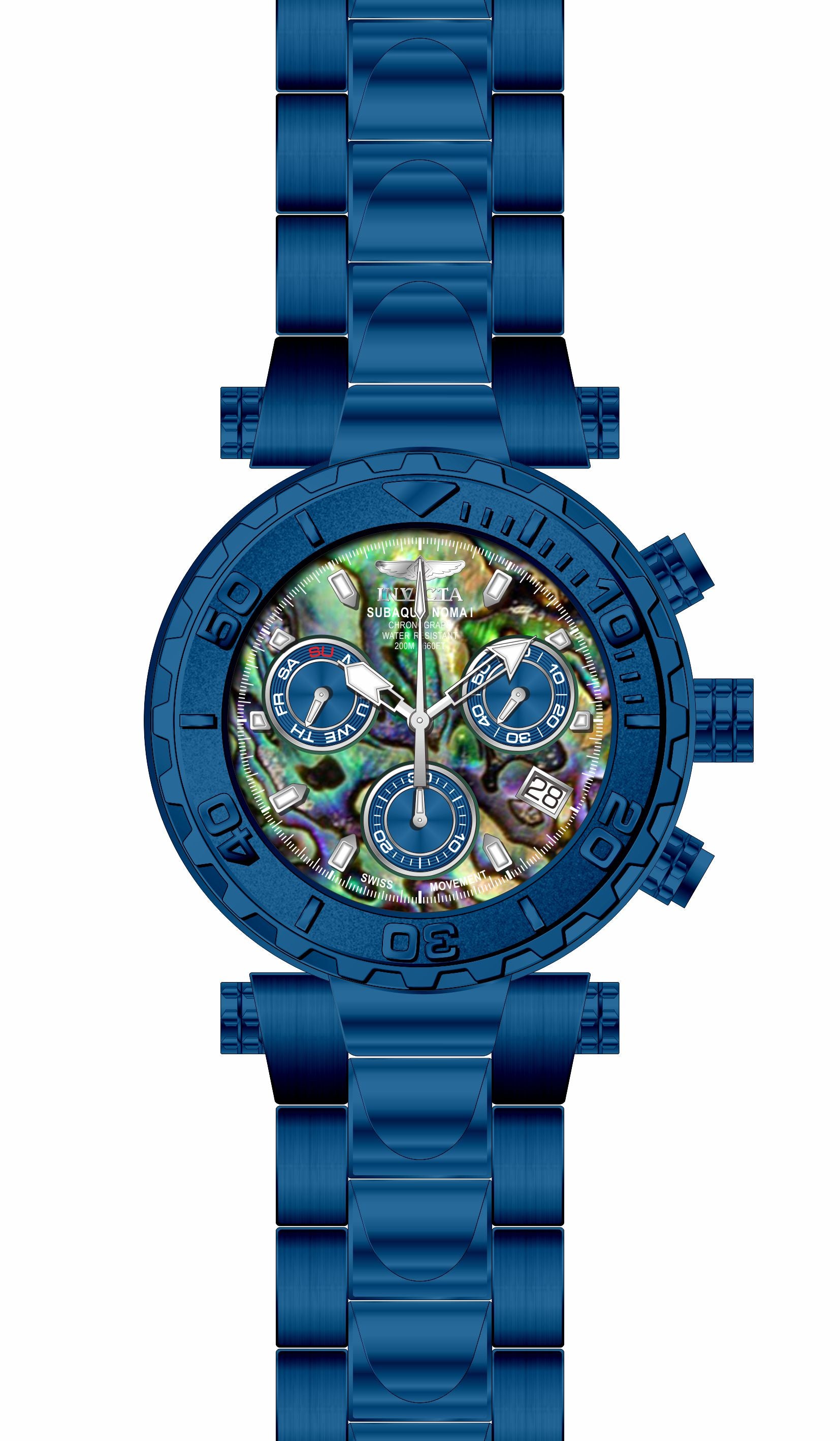Band for Invicta Subaqua Men 40154