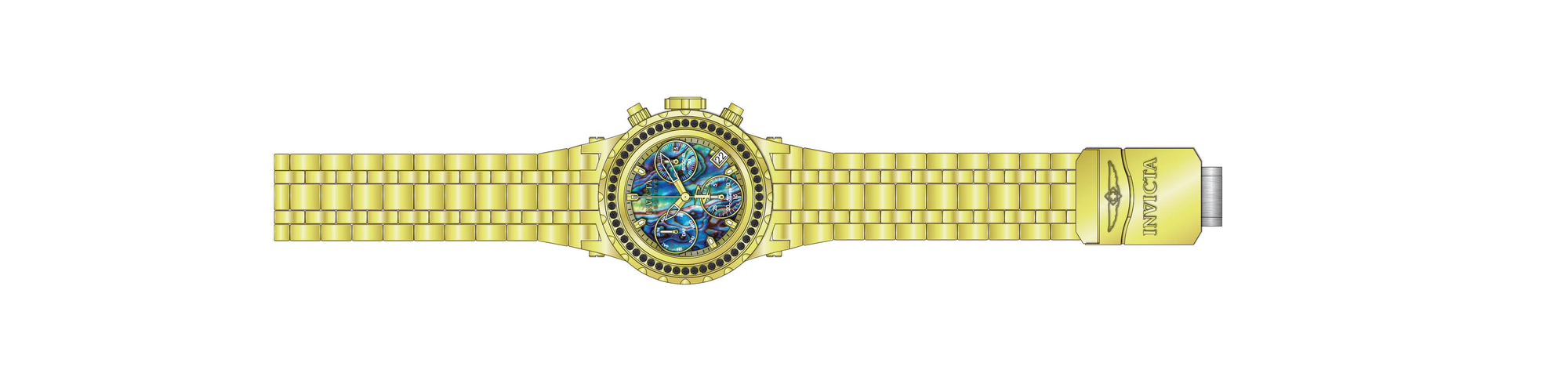 Band for Invicta Subaqua Lady 39488