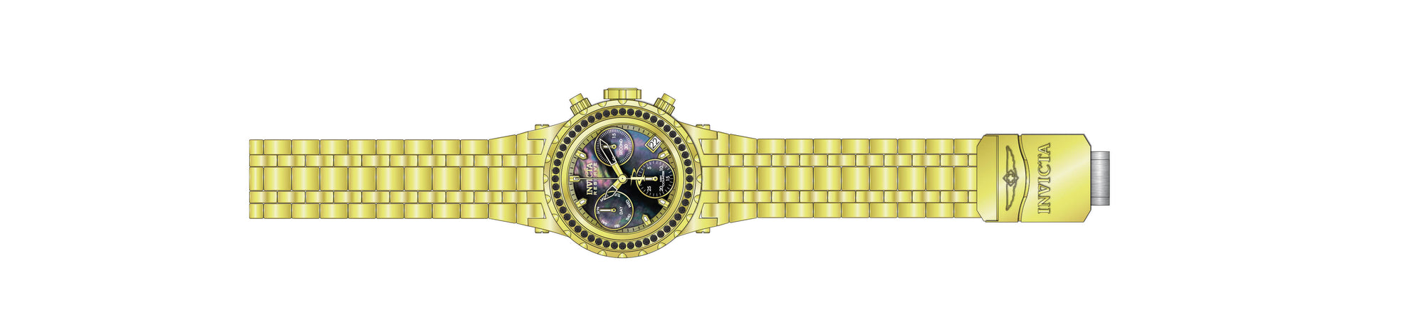 Band for Invicta Subaqua Lady 39489