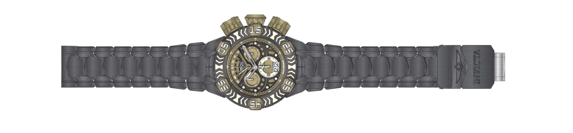 Band for Invicta Reserve Men 39014