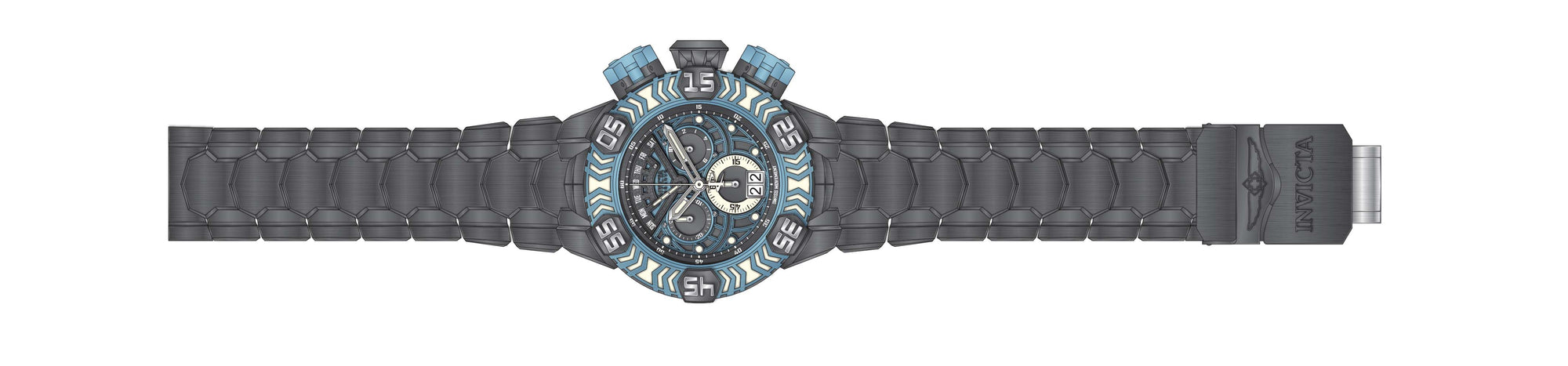 Band for Invicta Reserve Men 39016