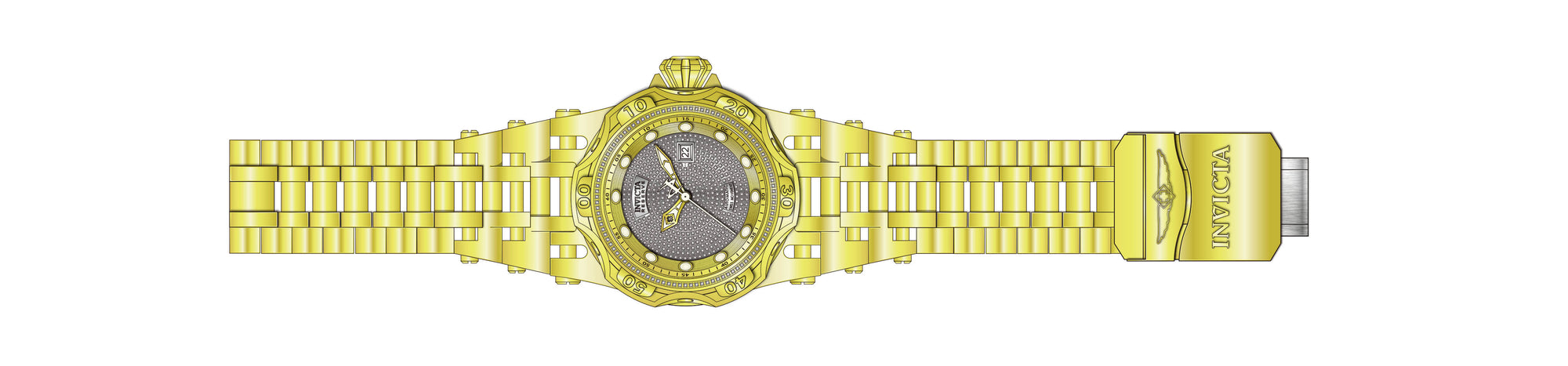 Parts for Invicta Reserve Chaos Men 39686